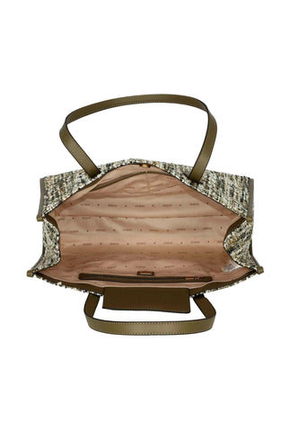 GUESS Silvana Borsa Tote Olive OT866523 - Sandrini Calzature e Abbigliamento