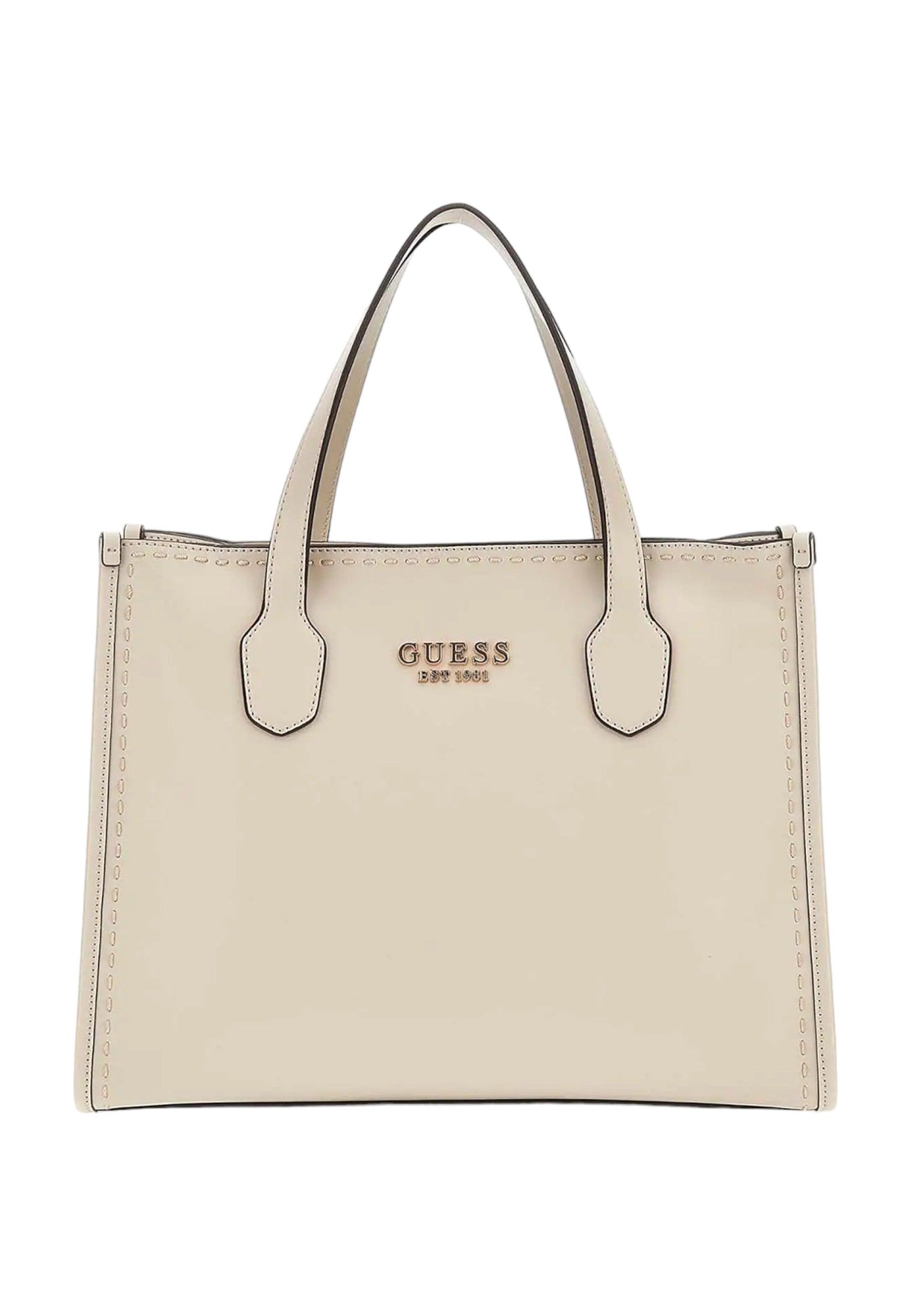 GUESS Silvana II Borsa Tote Donna Taupe VC866522 - Sandrini Calzature e Abbigliamento