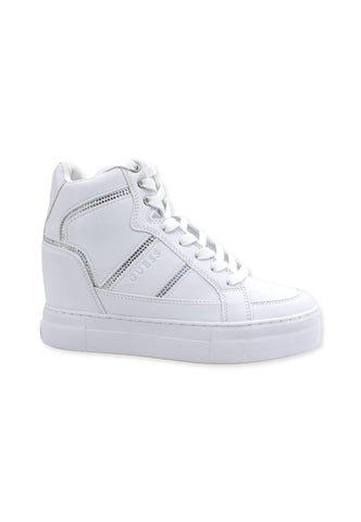 GUESS Sneaker Alta Donna White FL5ALAELE12 - Sandrini Calzature e Abbigliamento