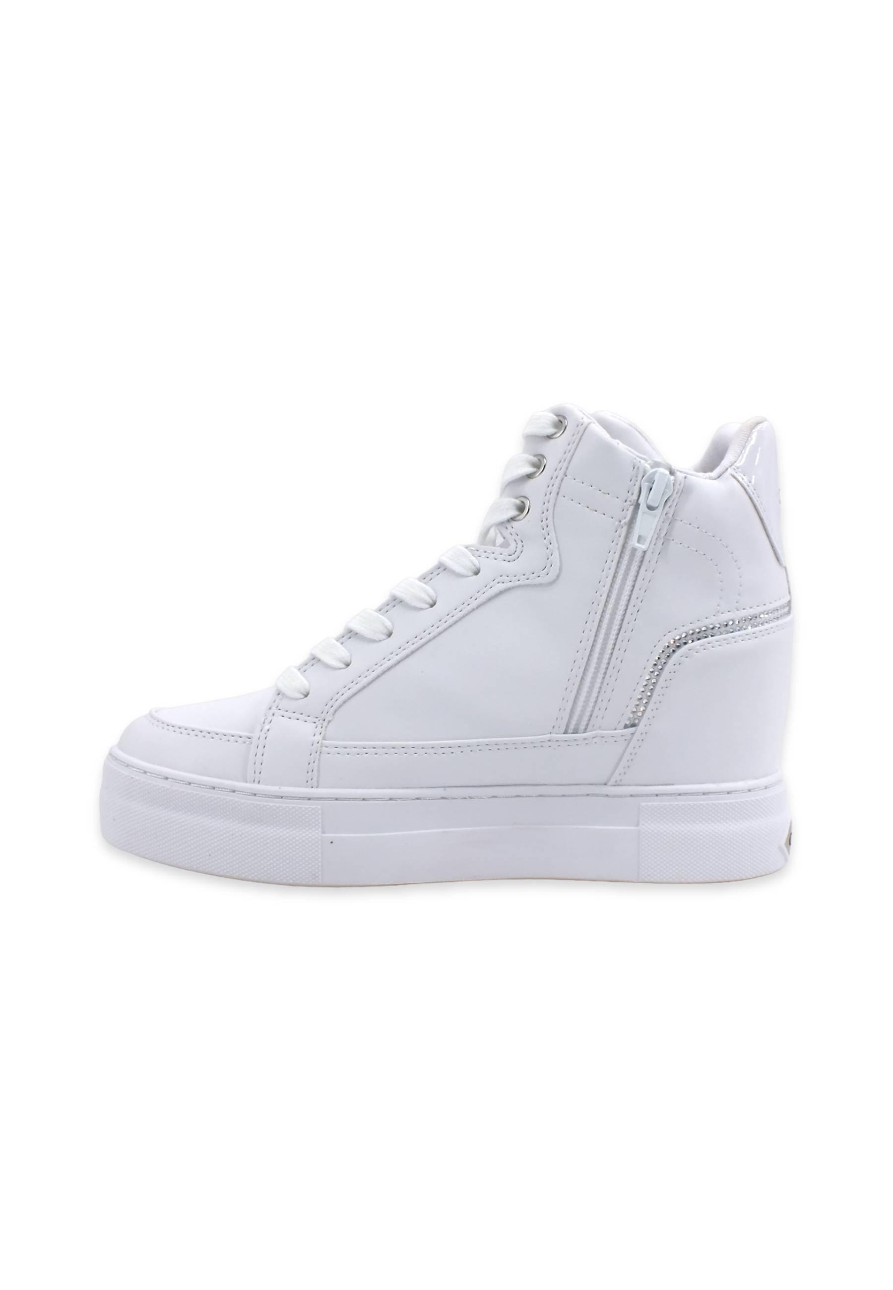 GUESS Sneaker Alta Donna White FL5ALAELE12 - Sandrini Calzature e Abbigliamento