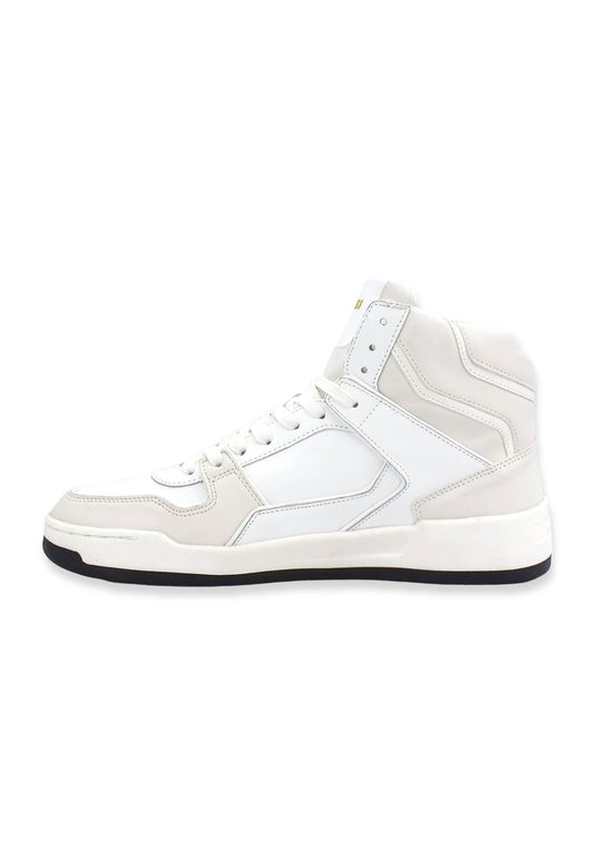 GUESS Sneaker Basket Hi Sneaker Uomo White FM8VIHLEA12 - Sandrini Calzature e Abbigliamento