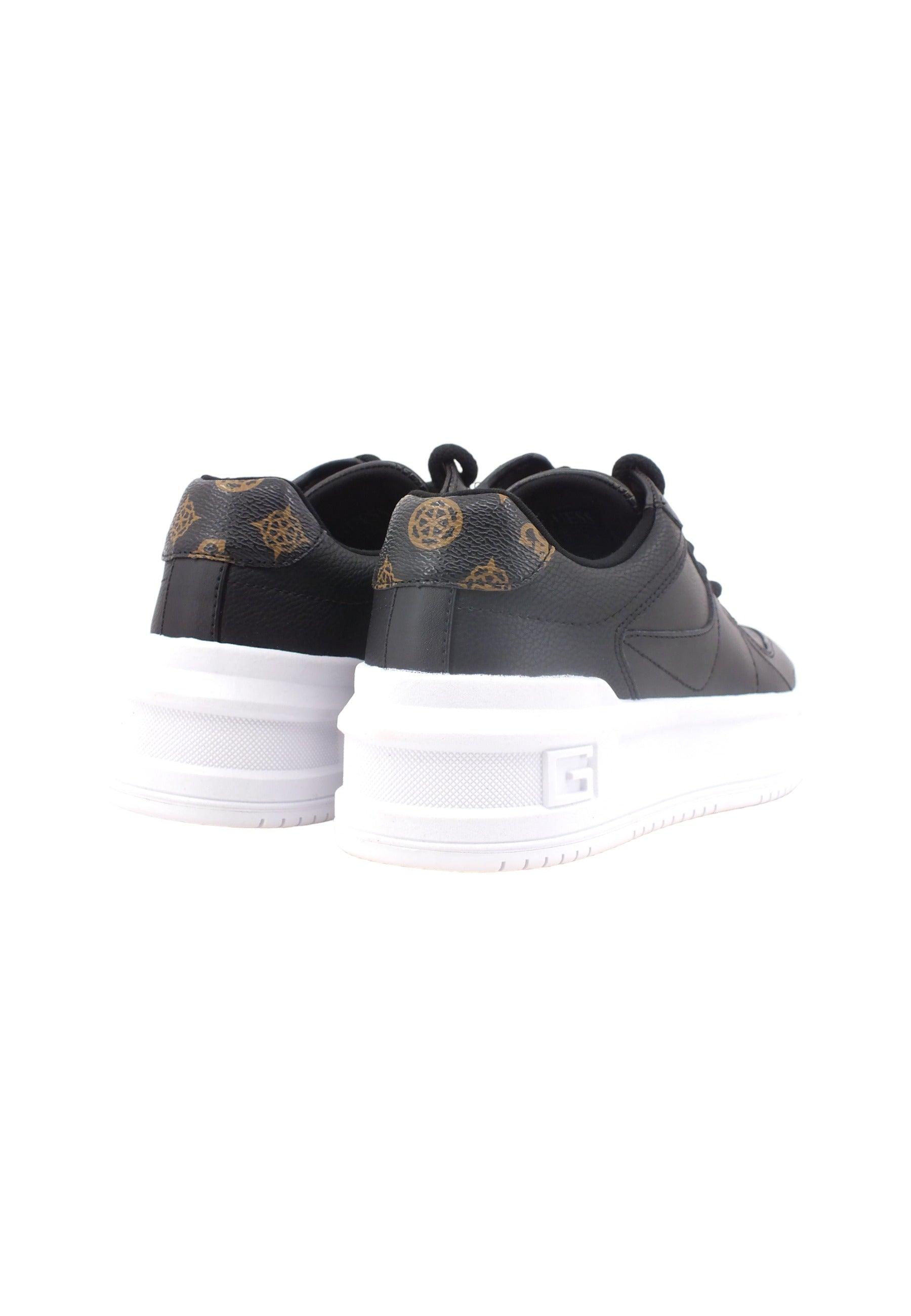 GUESS Sneaker Basket Ox Platform Donna Black FL8MMRELE12 - Sandrini Calzature e Abbigliamento