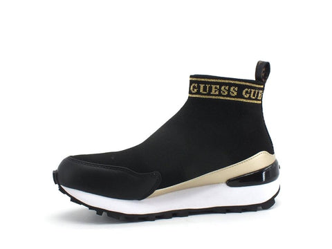 GUESS Sneaker Calzino Logo Black Brown FL7SLZFAB12 - Sandrini Calzature e Abbigliamento