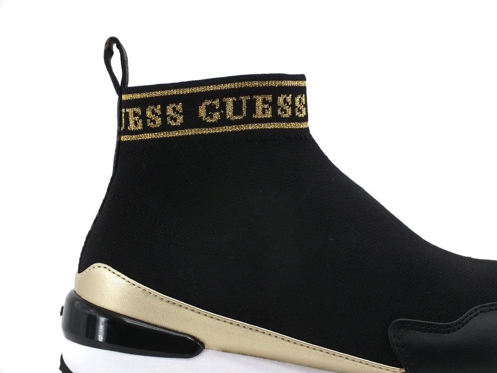 GUESS Sneaker Calzino Logo Black Brown FL7SLZFAB12 - Sandrini Calzature e Abbigliamento