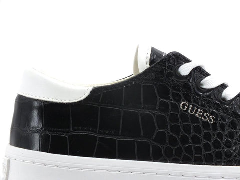 GUESS Sneaker Cocco Retro Black White FL5ESTPEL12 - Sandrini Calzature e Abbigliamento