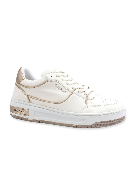 GUESS Sneaker Donna Bicolor White Gold FL8TKYSMA12 - Sandrini Calzature e Abbigliamento