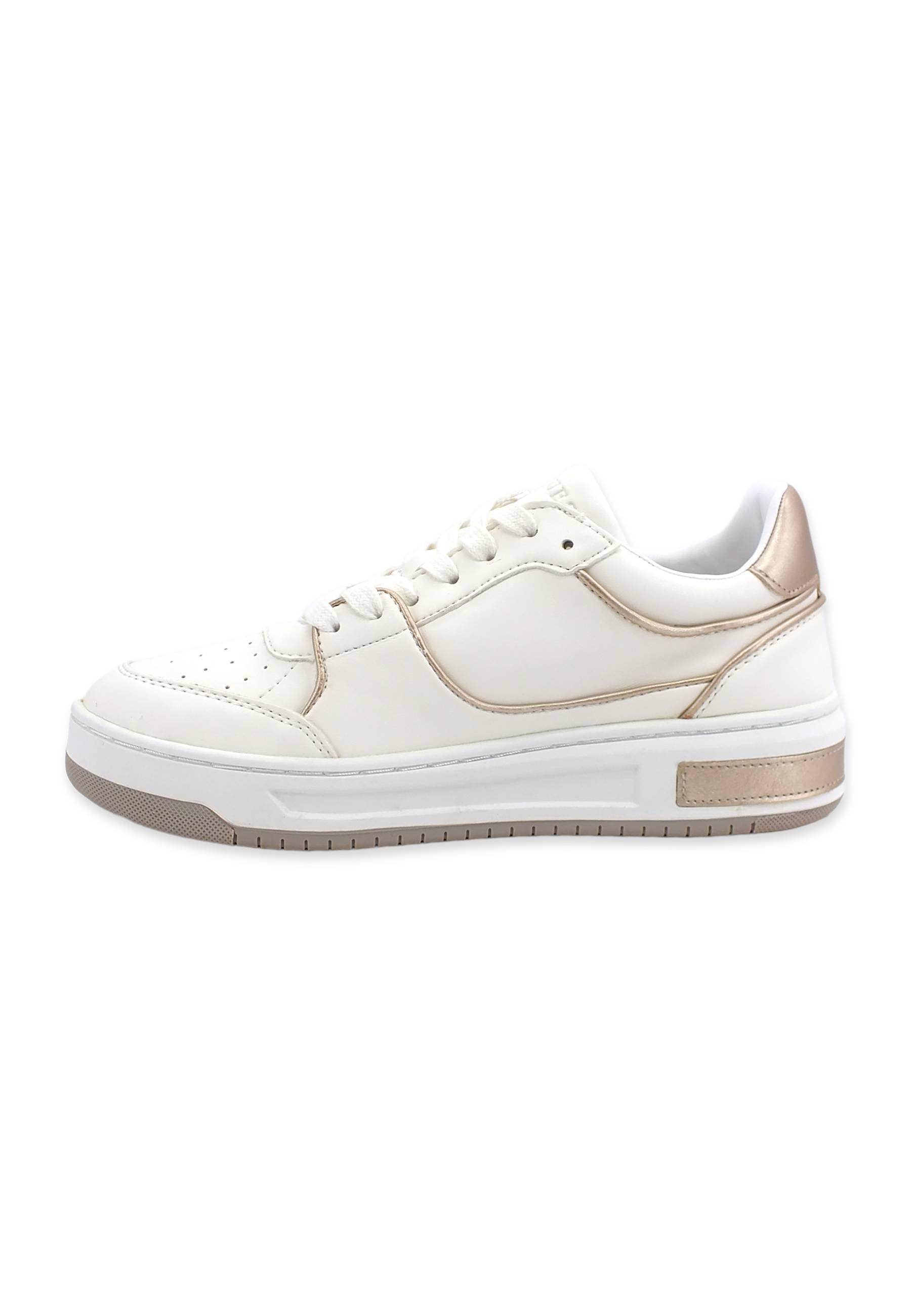GUESS Sneaker Donna Bicolor White Gold FL8TKYSMA12 - Sandrini Calzature e Abbigliamento