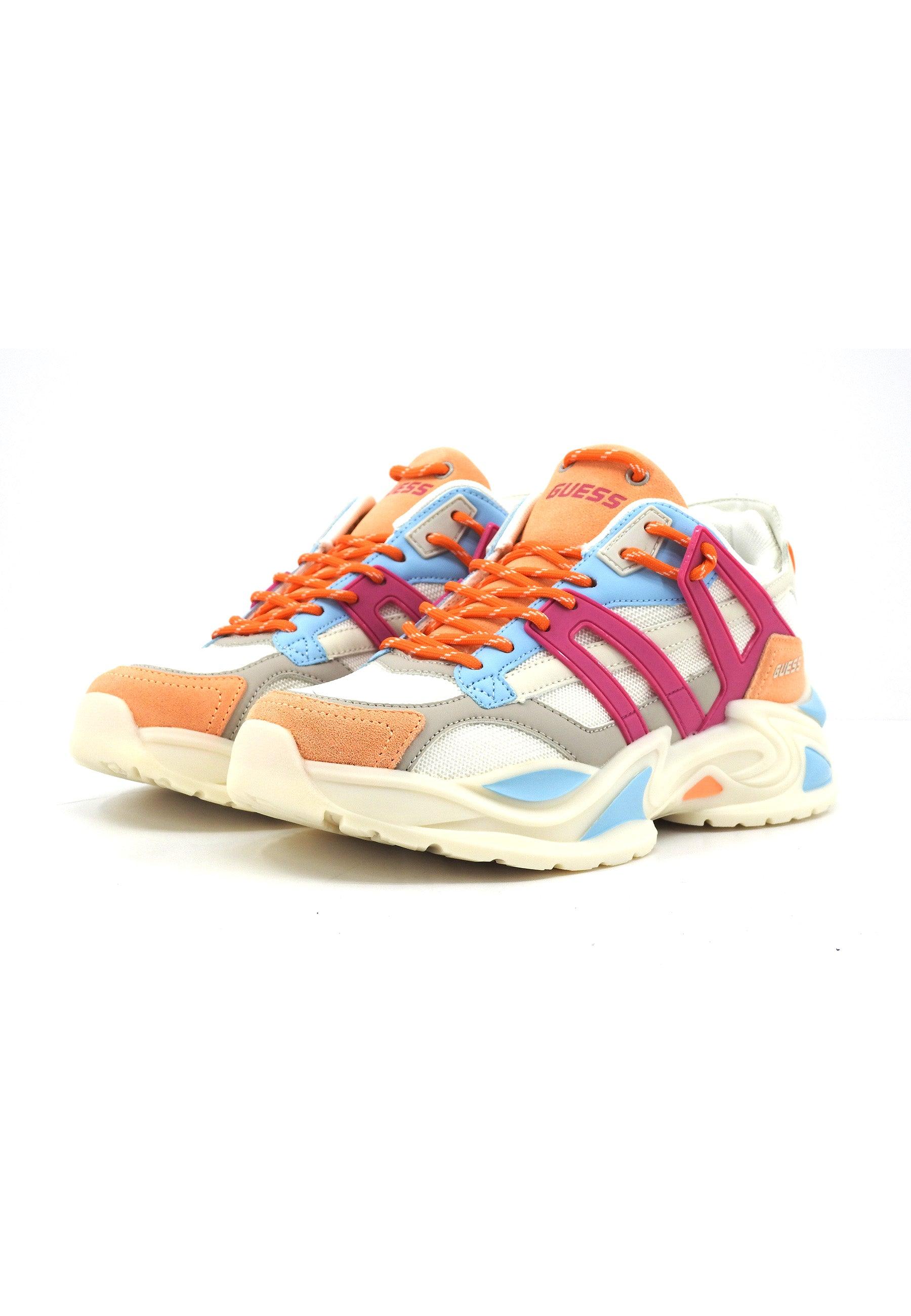 GUESS Sneaker Donna Fuxia Fantasia FLJBLLFAB12 - Sandrini Calzature e Abbigliamento