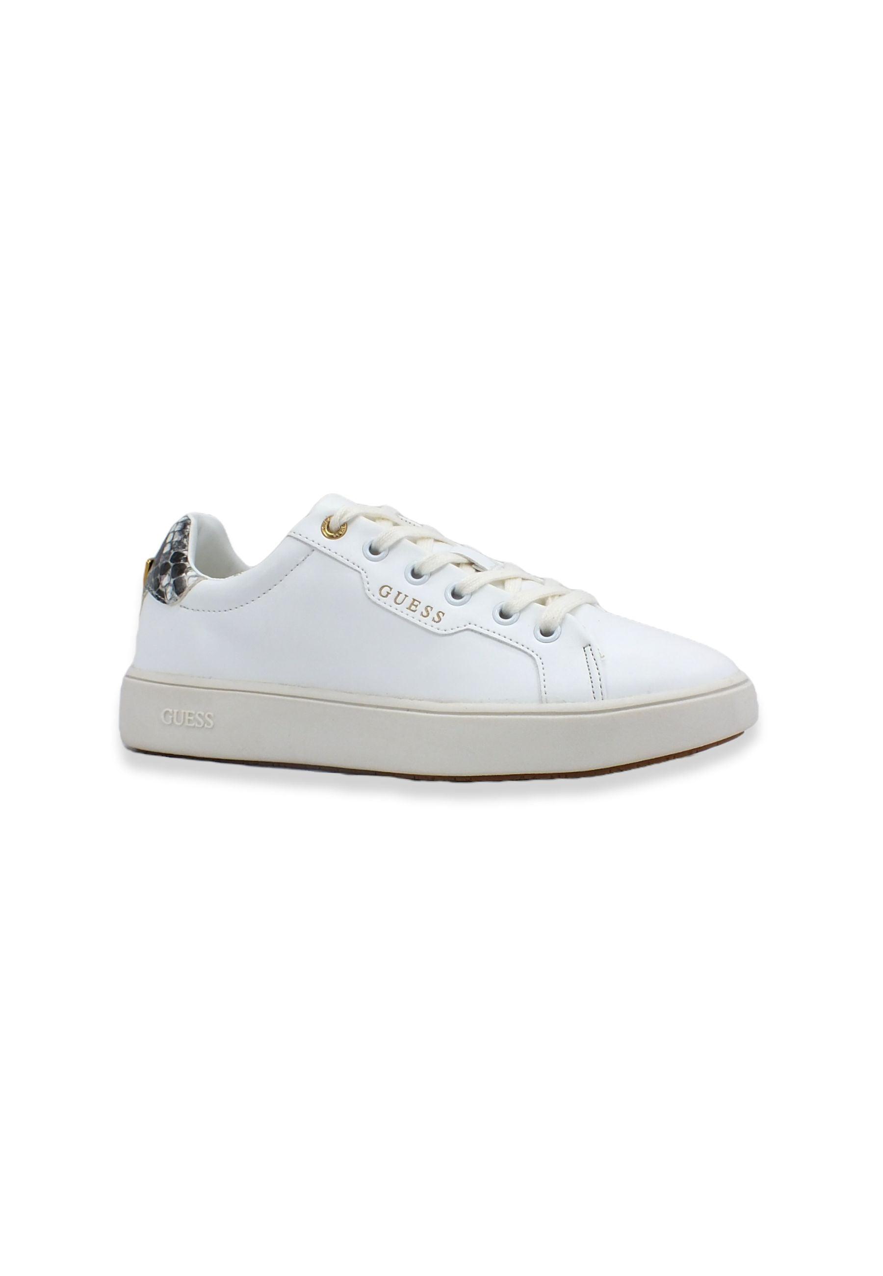 GUESS Sneaker Donna Retro Phthon Bianco FL7MELPEL12 - Sandrini Calzature e Abbigliamento
