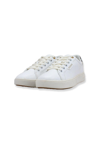 GUESS Sneaker Donna Retro Phthon Bianco FL7MELPEL12 - Sandrini Calzature e Abbigliamento