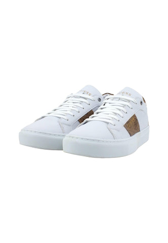 GUESS Sneaker Donna White Brown FL6TODFAL12 - Sandrini Calzature e Abbigliamento