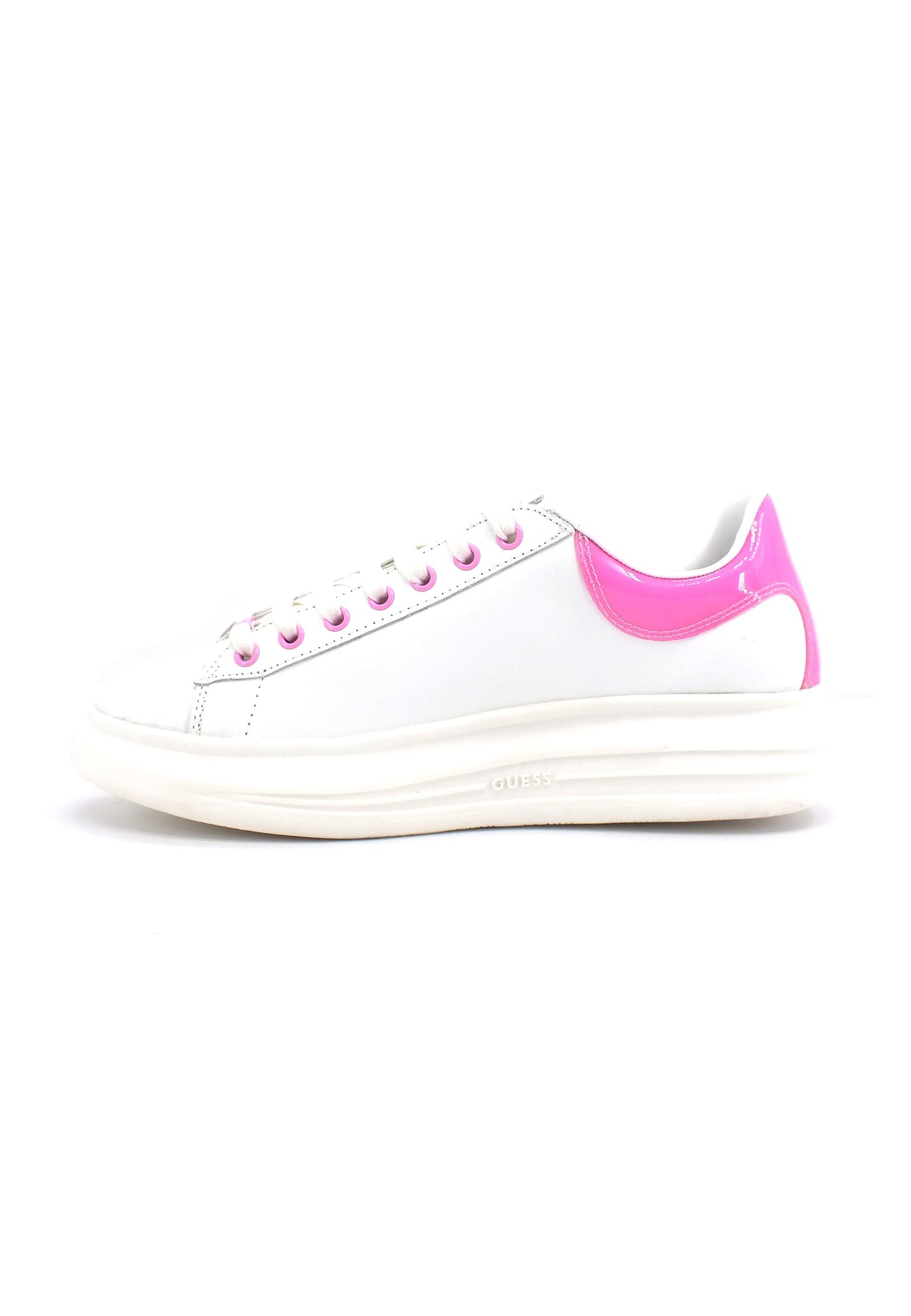 GUESS Sneaker Donna White Pink FL5VIBLEA12 - Sandrini Calzature e Abbigliamento