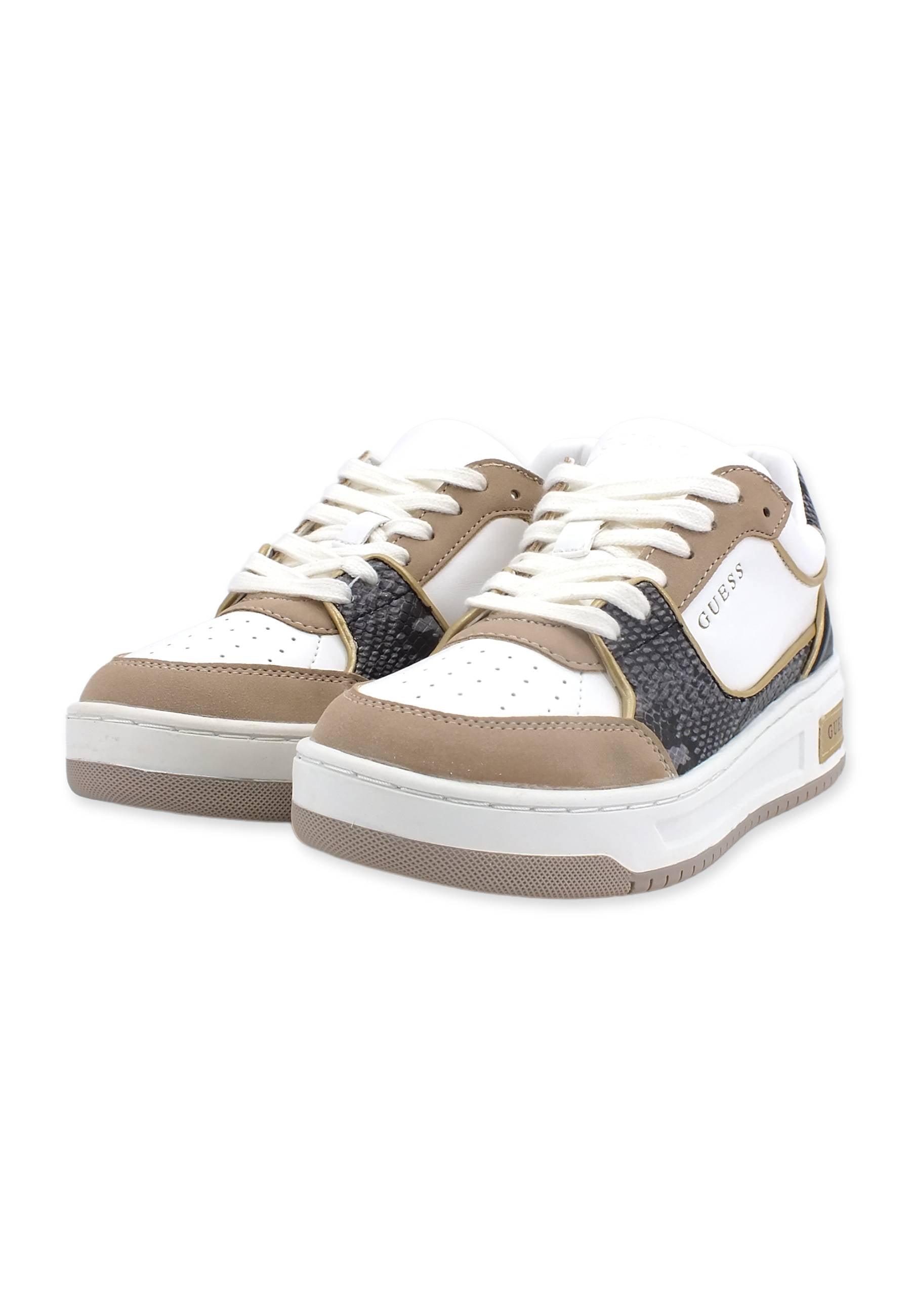 GUESS Sneaker Donna White Roccia FL8TKYSMR12 - Sandrini Calzature e Abbigliamento