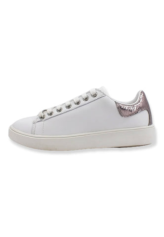 GUESS Sneaker Donna White Silver FL8MLNLEA12 - Sandrini Calzature e Abbigliamento