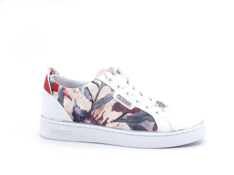 GUESS Sneaker Hi Canvas Loghi Floreale Multicolor FL5BT3PEL12 - Sandrini Calzature e Abbigliamento