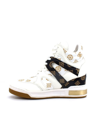 GUESS Sneaker Hi Donna White FL5LISFAL12 - Sandrini Calzature e Abbigliamento
