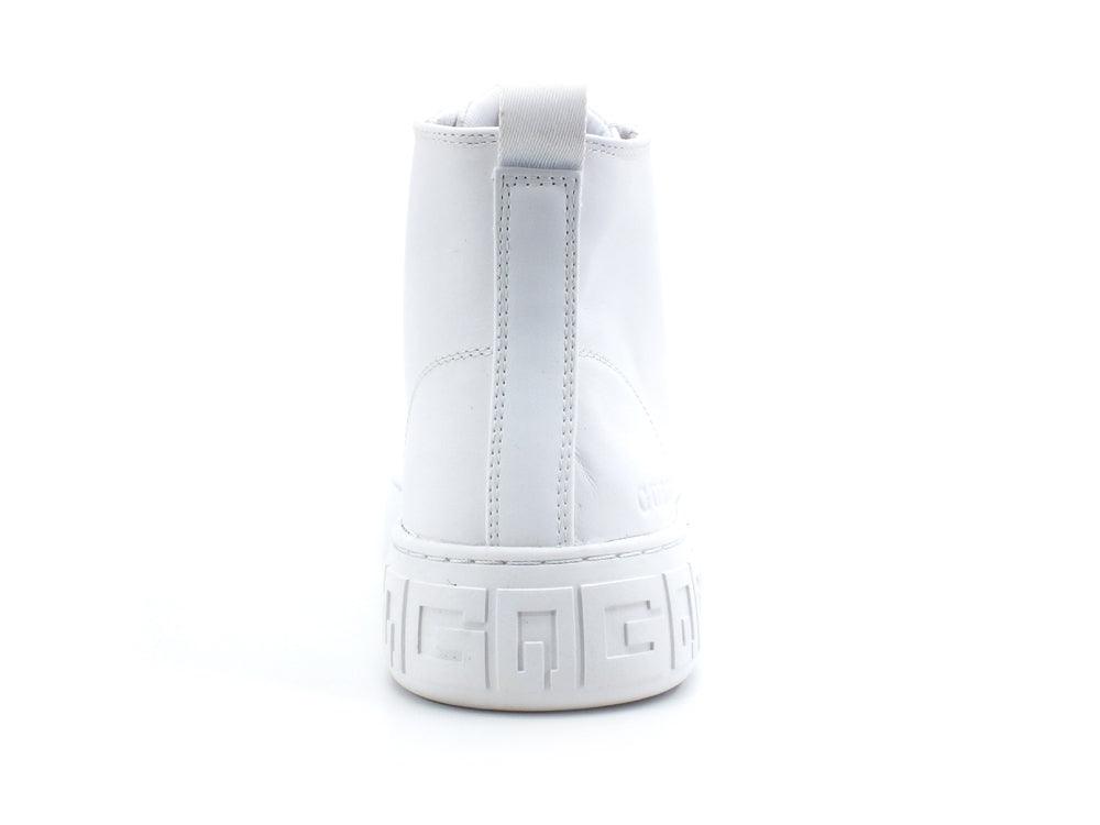 GUESS Sneaker Hi Leather Logo White FL5IVYLEA12 - Sandrini Calzature e Abbigliamento