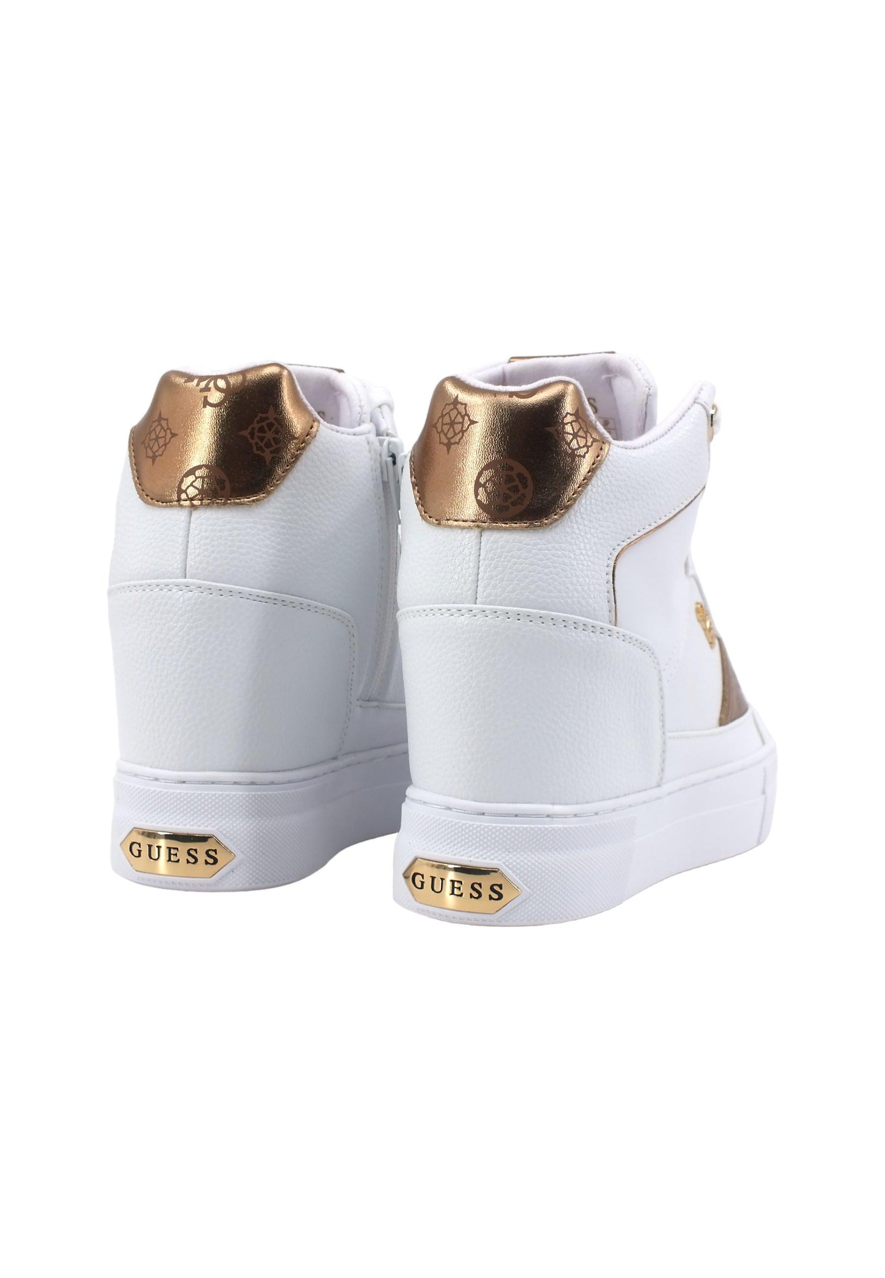 GUESS Sneaker Hi Platform Donna White FL7FRIELE12 - Sandrini Calzature e Abbigliamento