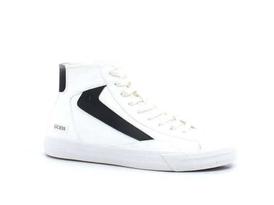 GUESS Sneaker Hi Retro Bicolor White Black FM5EHIELE12 - Sandrini Calzature e Abbigliamento