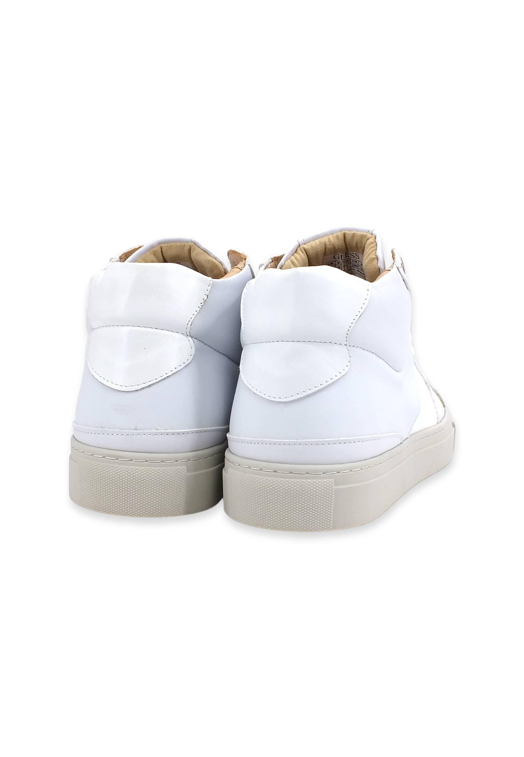 GUESS Sneaker Hi Uomo White FM8RAMLEA12 - Sandrini Calzature e Abbigliamento