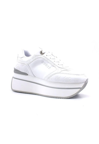GUESS Sneaker High Platform Donna White FL7CMRFAL12 - Sandrini Calzature e Abbigliamento