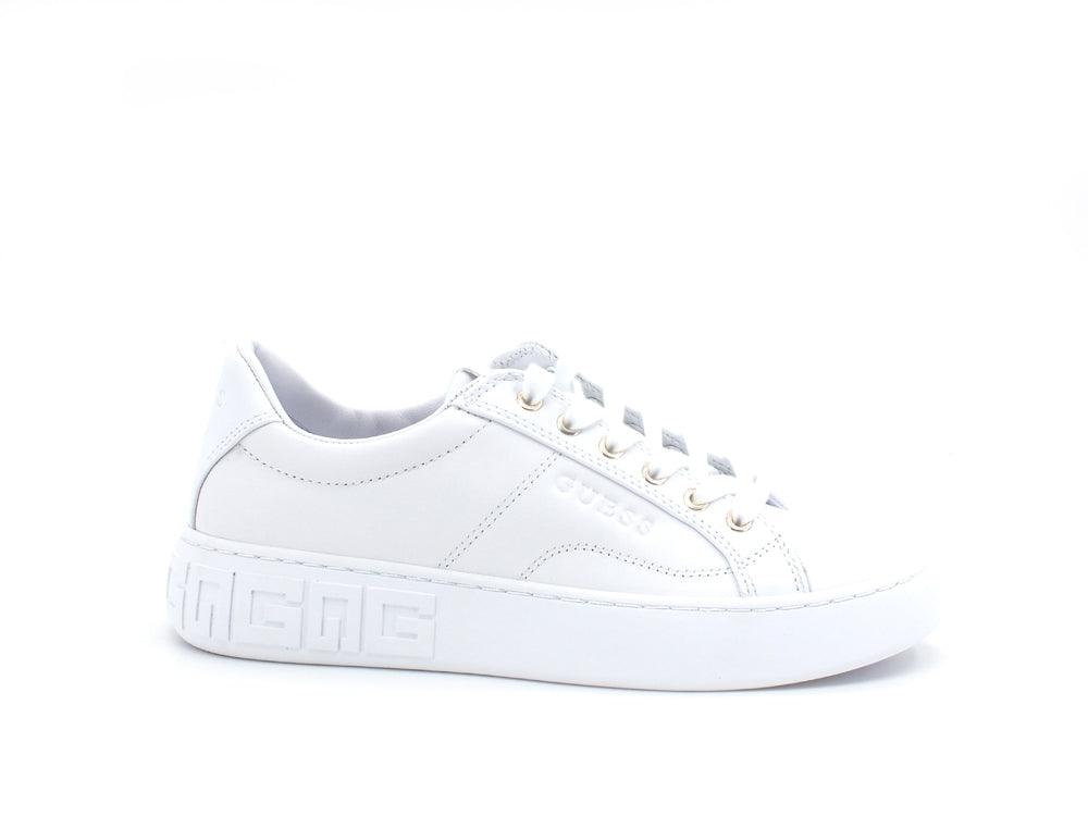 GUESS Sneaker Laminata Logo White FL5INTLEA12 - Sandrini Calzature e Abbigliamento