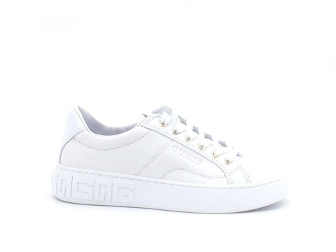 GUESS Sneaker Laminata Logo White FL5INTLEA12 - Sandrini Calzature e Abbigliamento