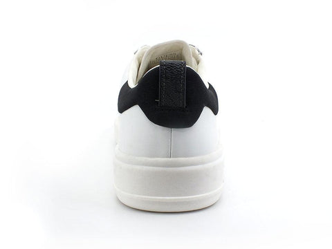 GUESS Sneaker Leather Bicolor Logo White Black FM6VERLEA12 - Sandrini Calzature e Abbigliamento