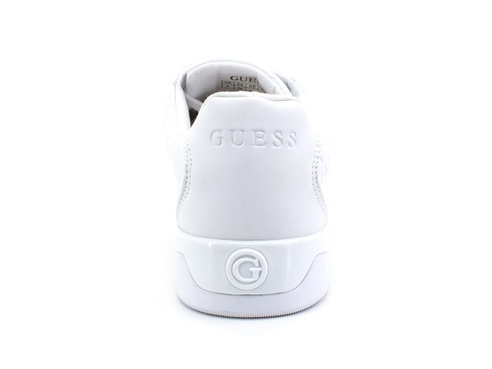 GUESS Sneaker Loghi Pelle White FL8RY3FAL12 - Sandrini Calzature e Abbigliamento