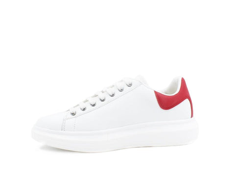 GUESS Sneaker Logo Retro White Red FM5SLRLEA12 - Sandrini Calzature e Abbigliamento
