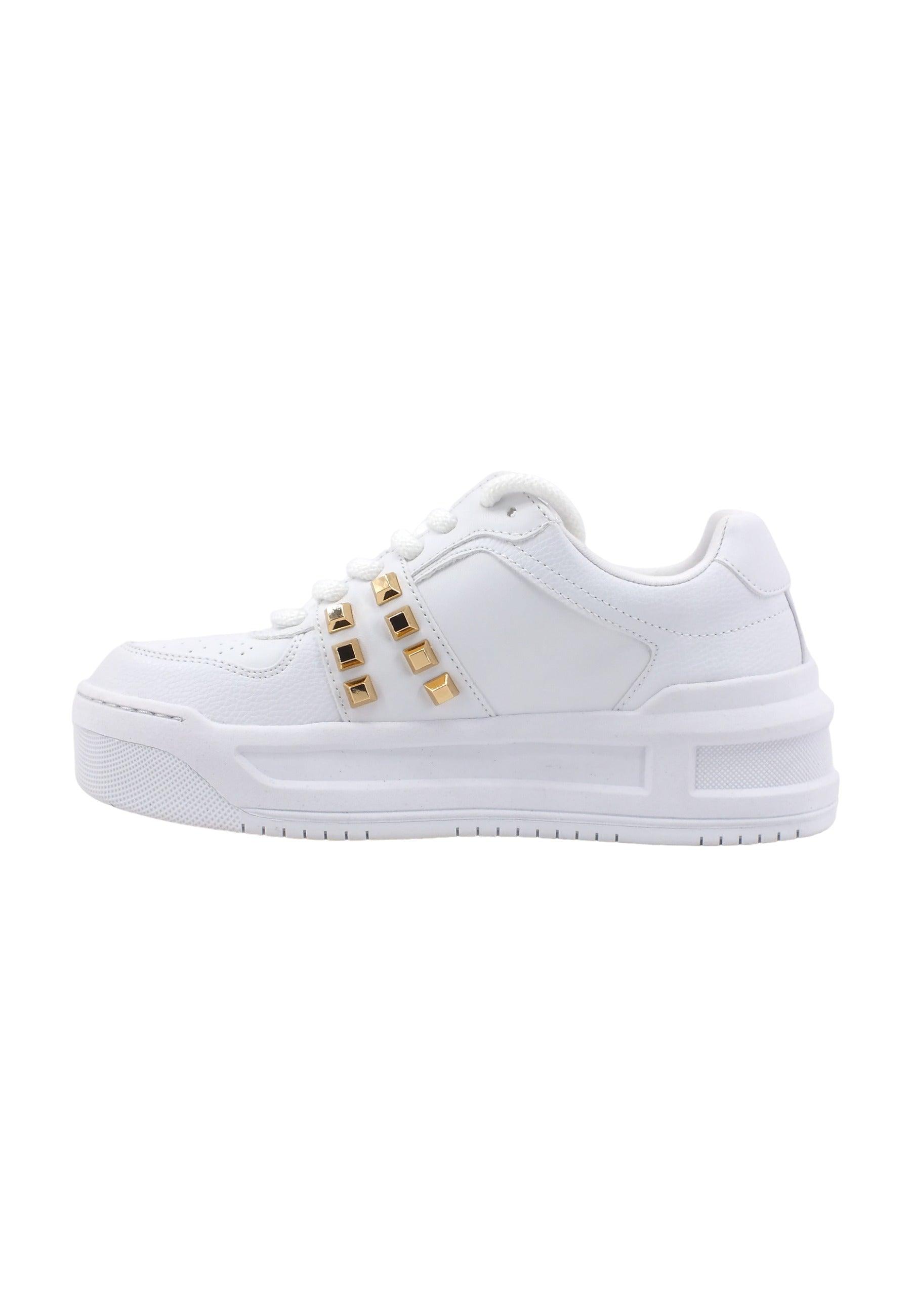 GUESS Sneaker Ox Platform Donna White FL8MMSELE12 - Sandrini Calzature e Abbigliamento