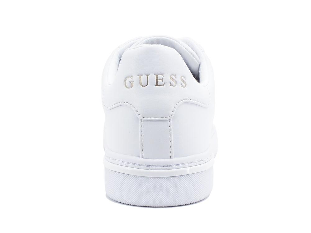GUESS Sneaker Pelle Bande Strass Arcobaleno White FL5ROLELE12 - Sandrini Calzature e Abbigliamento