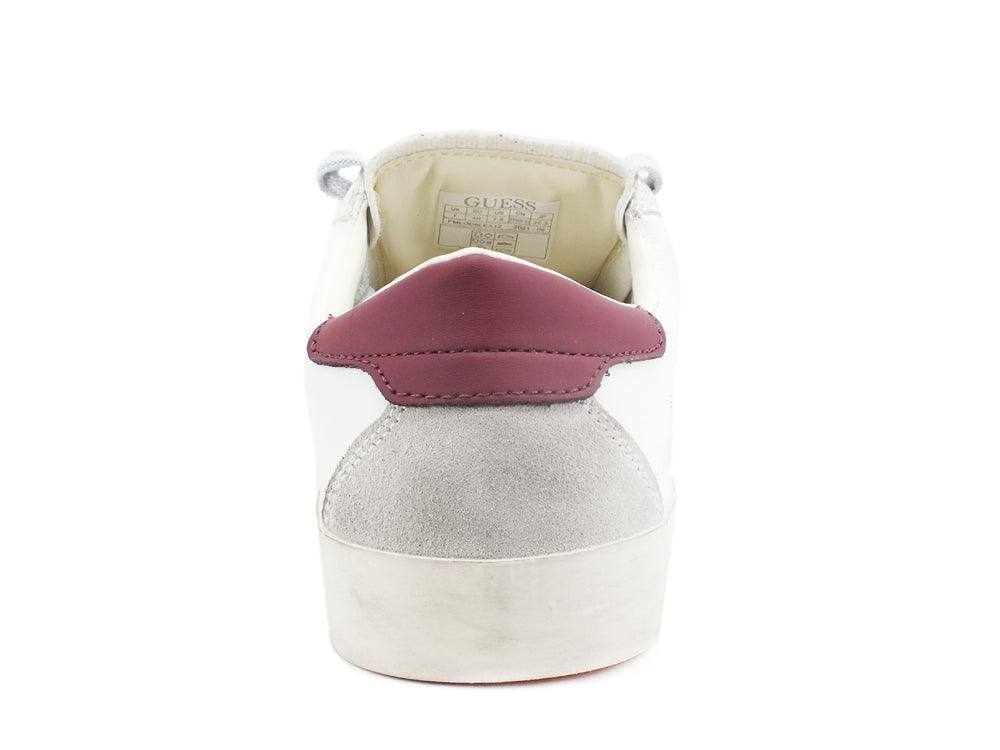 GUESS Sneaker Pelle Logo Suede White Russet FMLOD8LEA12 - Sandrini Calzature e Abbigliamento