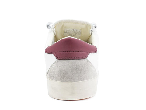 GUESS Sneaker Pelle Logo Suede White Russet FMLOD8LEA12 - Sandrini Calzature e Abbigliamento