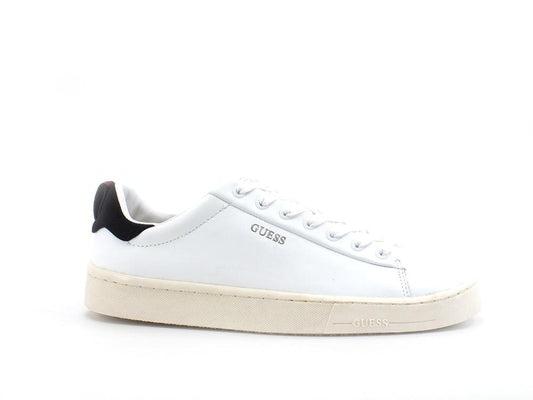 GUESS Sneaker Pelle Logo White Black FMVIC8LEA12 - Sandrini Calzature e Abbigliamento