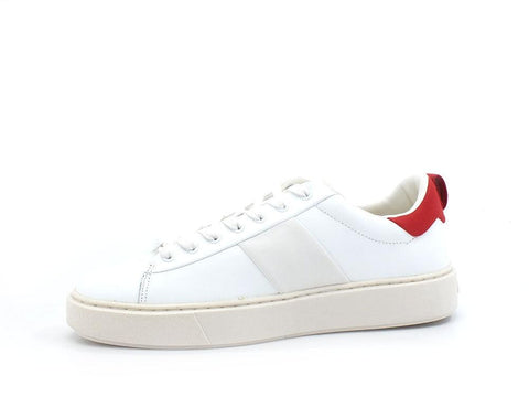 GUESS Sneaker Pelle Uomo Bicolor White Red FM5VICLEA12 - Sandrini Calzature e Abbigliamento