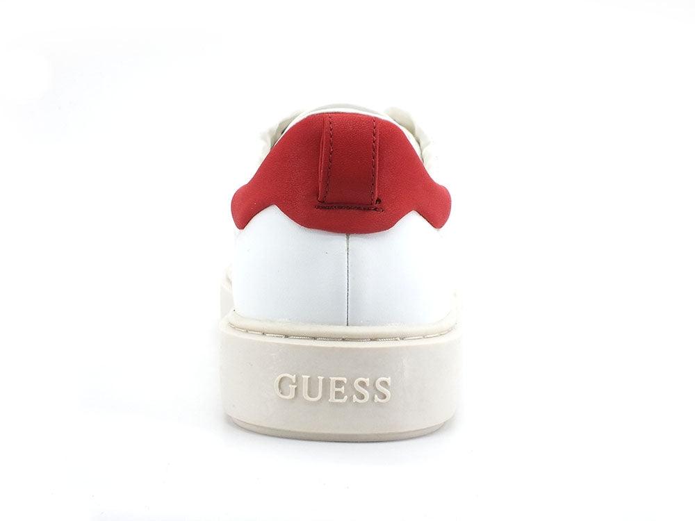 GUESS Sneaker Pelle Uomo Bicolor White Red FM5VICLEA12 - Sandrini Calzature e Abbigliamento