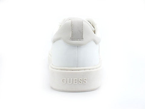 GUESS Sneaker Pelle Uomo Logo White FM5VICLEA12 - Sandrini Calzature e Abbigliamento
