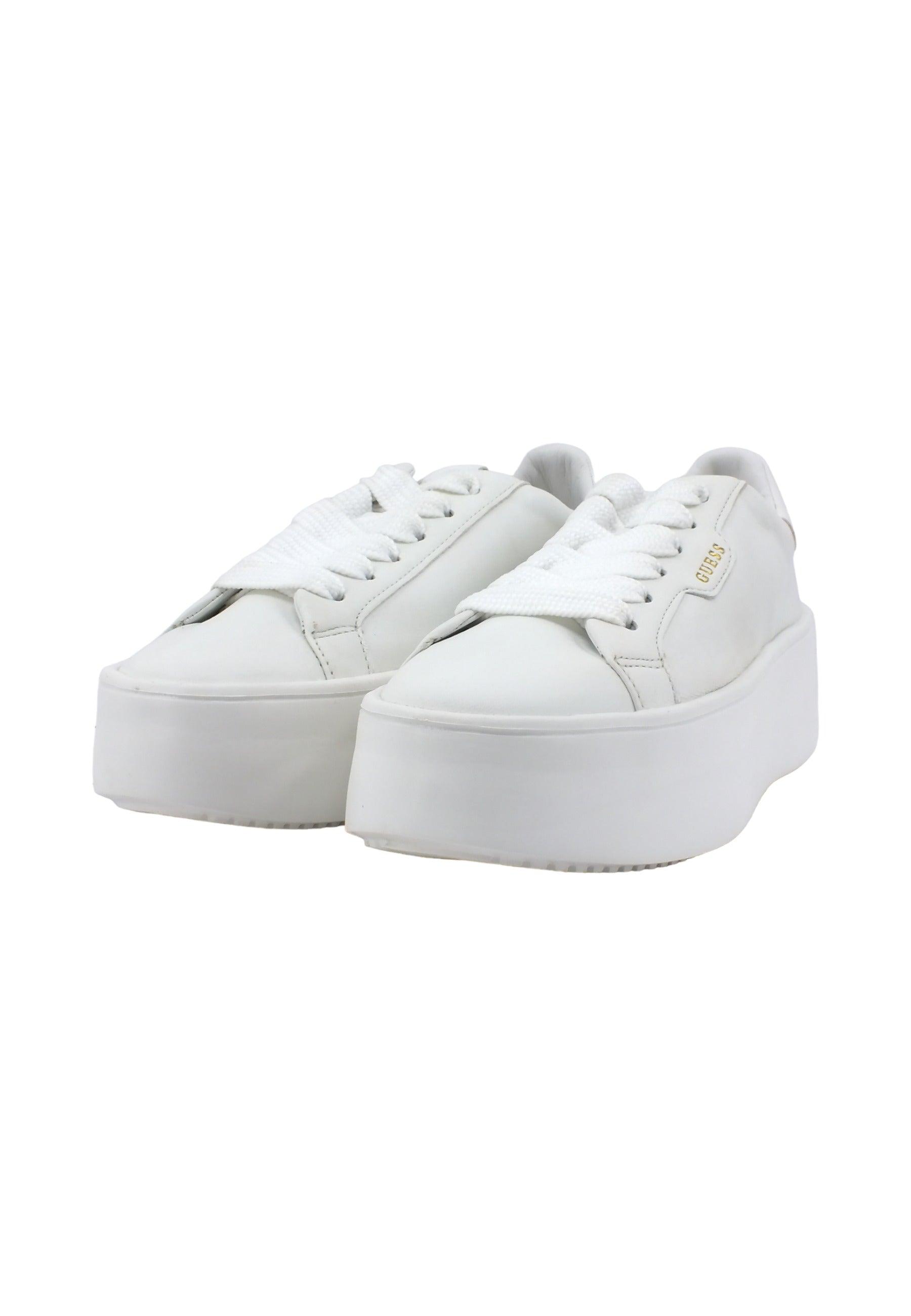 GUESS Sneaker Platform Donna White FL6MRILEA12 - Sandrini Calzature e Abbigliamento