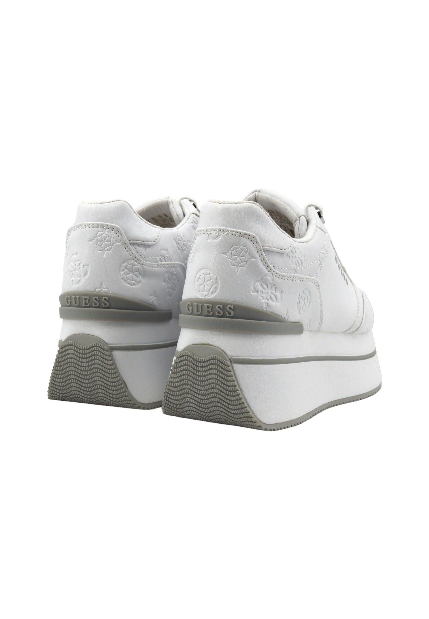GUESS Sneaker Platform Donna White FLPCAMFAL12 - Sandrini Calzature e Abbigliamento