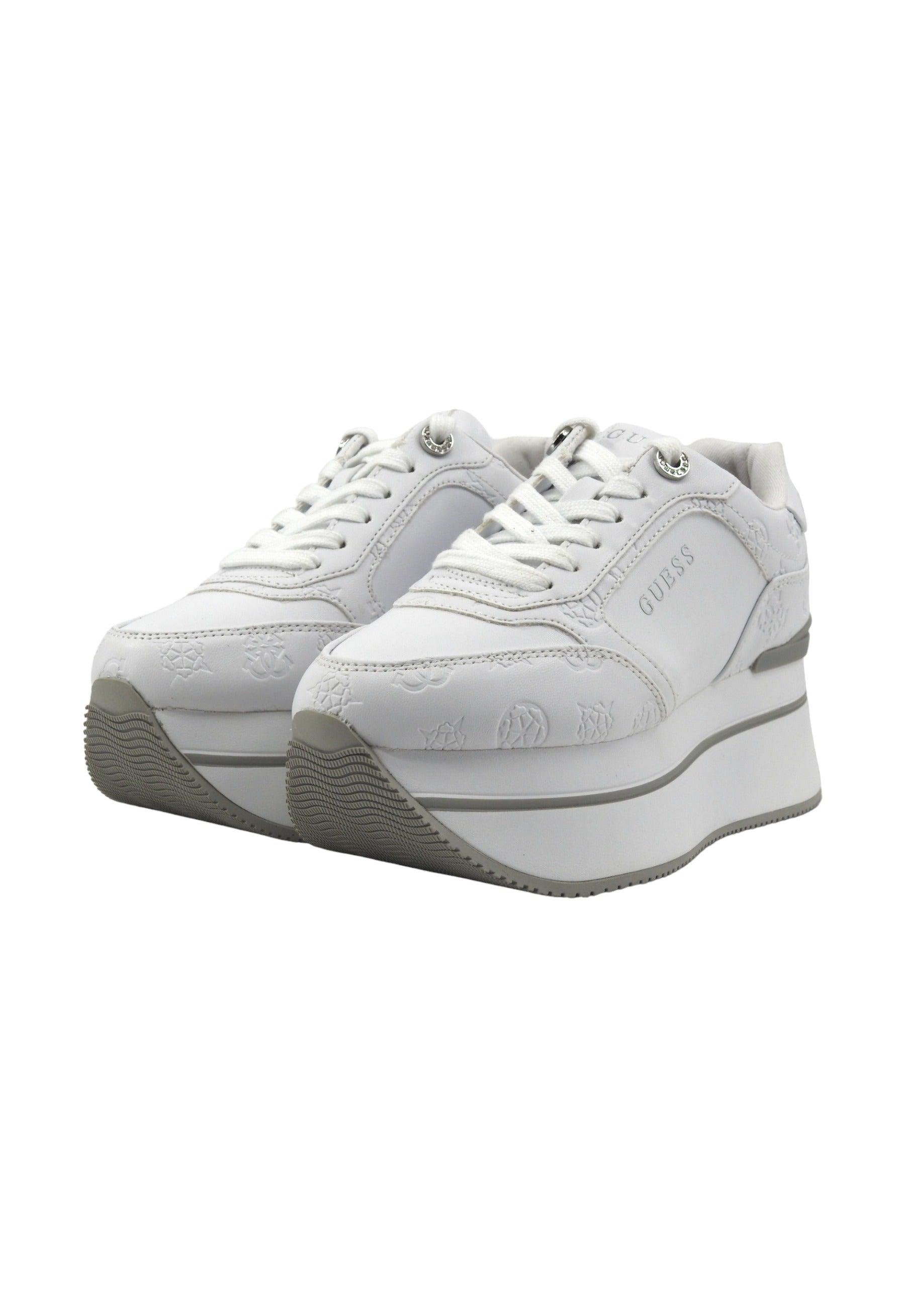 GUESS Sneaker Platform Donna White FLPCAMFAL12 - Sandrini Calzature e Abbigliamento