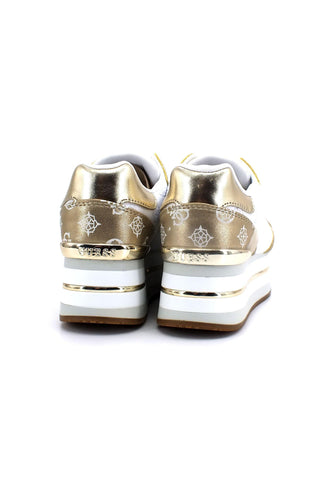 GUESS Sneaker Platform Donna White Gold FL5HN3SML12 - Sandrini Calzature e Abbigliamento