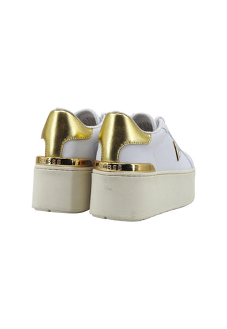 GUESS Sneaker Platform Donna White Gold FLPWLLLEL12 - Sandrini Calzature e Abbigliamento