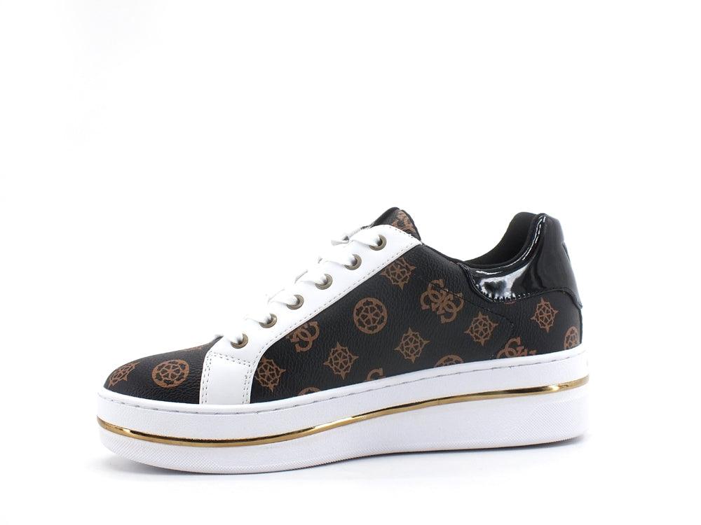 GUESS Sneaker Platform Loghi Brown FL8NELFAL12 - Sandrini Calzature e Abbigliamento