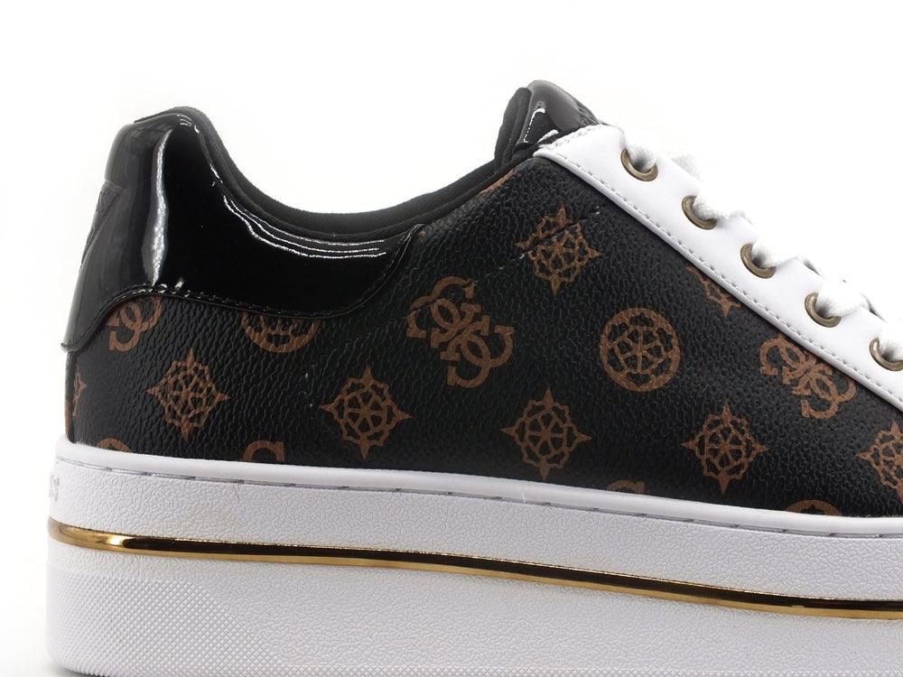 GUESS Sneaker Platform Loghi Brown FL8NELFAL12 - Sandrini Calzature e Abbigliamento