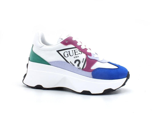 GUESS Sneaker Platform Multicolor Fuxia Green FL5CBBELE12 - Sandrini Calzature e Abbigliamento