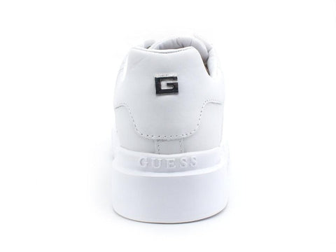 GUESS Sneaker Platform Traforata Loghi White FL5IVEELE12 - Sandrini Calzature e Abbigliamento