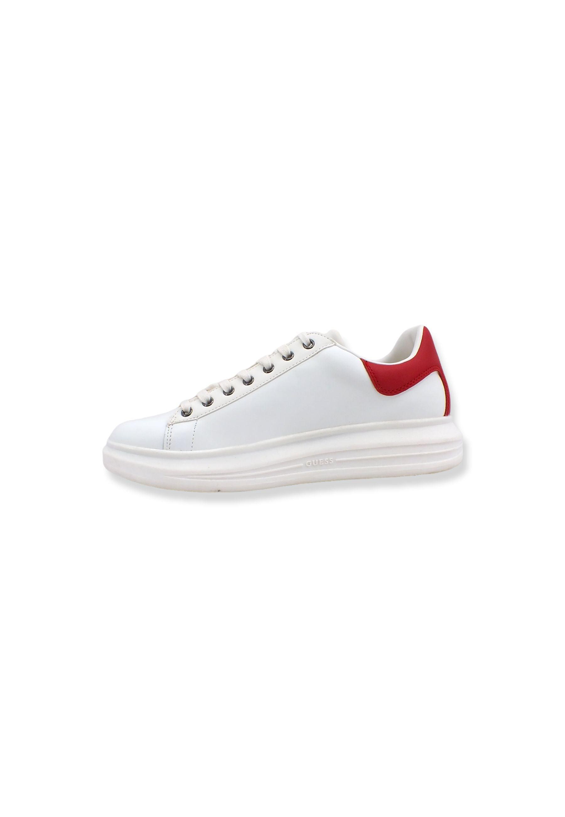 GUESS Sneaker Platform Uomo White Red FM7RNOLEA12 - Sandrini Calzature e Abbigliamento