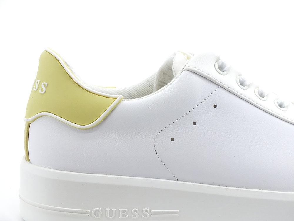 GUESS Sneaker Profilo Bicolor Fluo Logo White Lime FL6RKELEA12 - Sandrini Calzature e Abbigliamento