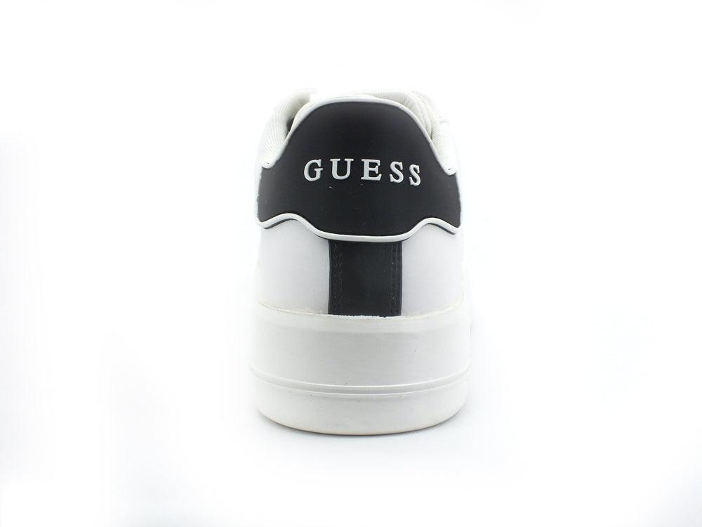 GUESS Sneaker Retro Logo White Black FL6RKELEA12 - Sandrini Calzature e Abbigliamento